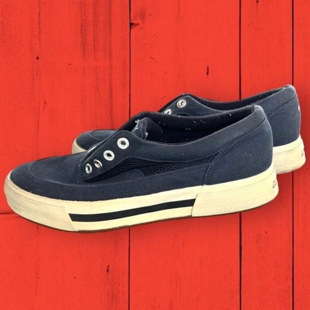 Sperry Navy Blue Top-Sider Boat Shoes Sneakers for Men Size 7.5M Nautical Style